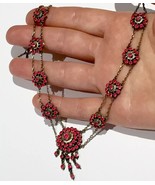 RUBY PASTE Georgian to Victorian Pink Paste sterling silver gold gilt NE... - $51,009.66 MXN