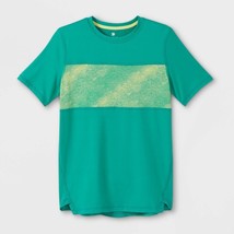 NEW Boys&#39; Short Sleeve Chest Striped T-Shirt - All in Motion™ M(8/10) - $12.00