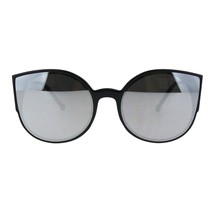 Damen Rund Katzenauge Sonnenbrille Trendy Retro Mode Spiegel Gläser UV 400 - £8.69 GBP