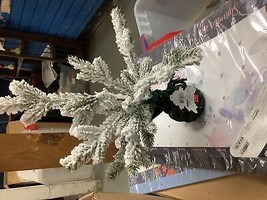 Decorative 15” Artificial Snow Tree - £8.59 GBP