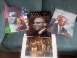 Malcolm X. vintage Antique stylish Posters Civil rights movement posters... - £35.88 GBP