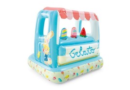 Ice Cream Stand Inflatable Playhouse and Pool, for Ages 2-6 - £31.13 GBP