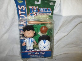 Peanuts Charlie Brown Lucy Van Pelt Baseball Figure with Bat, Glove, and... - £37.73 GBP