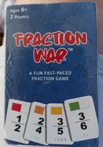 Fraction War Math Game - Fun Math Game to Learn, Compare and Simplify Fractions - £15.64 GBP