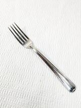 Vintage La Salle Cafeteria fork Silco Stainless Steel USA glossy LaSalle - $16.00