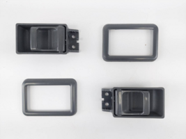 Interior Inner Door Handle &amp; Case for Nissan Pickup D21 Pathfinder Gray - $26.13