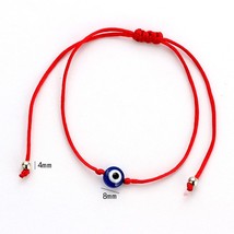 Lucky Eye Blue  Charms Bracelet Red String Thread Rope Bracelet For Women Men  J - £8.09 GBP