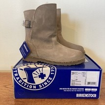 Birkenstock Boots Women&#39;s Size 39 Gray Taupe Uppsala Shearling Leather L... - €85,62 EUR