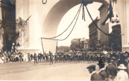 WWI Army Soldiers Victory Parade Band Washington Real Photo Postcard - £22.37 GBP