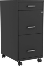 3-Drawer Mobile File Cabinet By Lorell Soho 18&quot; In Size. - £99.88 GBP