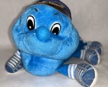 10” LOTS A LOTS A LEGGGGGGS Blue Caterpillar With Captain Hat 1999 - 8 Legs - $10.99