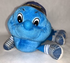 10” Lots A Lots A Leggggggs Blue Caterpillar With Captain Hat 1999 - 8 Legs - £8.77 GBP