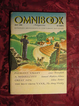 OMNIBOOK July 1945 Yank Louis Bromfield Edna Ferber Samuel Hopkins Adams - £4.02 GBP