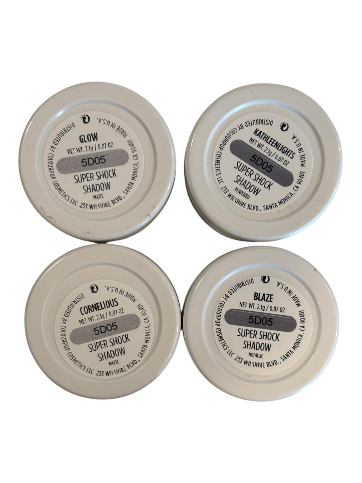 Colourpop Eyeshadow Quad Where the Light Is Kathleen Lights Super Shock USA Made Item image 4