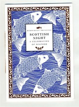 Hebridean Princess Scottish Night Menu A Celebration of Seafood - £21.96 GBP