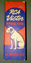 Vintage RCA Victor 3Q5 GT Vacuum Radio Tube Nipper The Dog Graphics NOS ... - $19.99