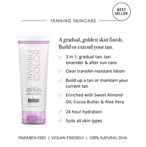 MineTan Invisible Color Gradual Tan Daily Moisturizer, 6.7 Oz. image 2