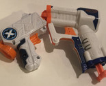 Lot Of 2 Small White Foam Dart Handguns Toy T3 - £6.22 GBP