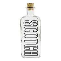 Vintage *Empty* T.C.W. Co. Scotch Bottle / Decanter With Cork 9-3/4&quot; Tall Euc - £15.65 GBP