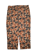 Vintage SafTBak Pants Mens 42x31 Brown Camouflage Hunting Made in USA Duck - £26.52 GBP