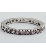 Lauren G Adams Stackable Eternity Ring, Size 6, R-2102-RHODIUM New - $45.46 CAD
