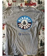 Hershey’s 10K Race LS Grey Tee shirt L  - $145.05 MXN