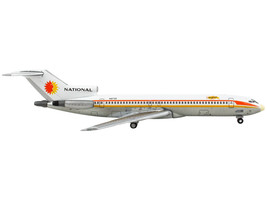 Boeing 727-200 Commercial Aircraft &quot;National Airlines&quot; White with Yellow and Ora - £51.79 GBP