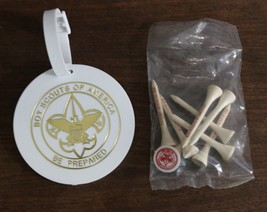 Vintage Be Prepared Golf Badge &amp; Tees Marker Boy Scout BSA Equipment - $11.57