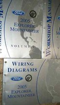2005 Ford Explorer Mercury Mountaineer Suv Service Shop Repair Manual Set Ewd - £54.25 GBP