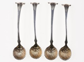 4 Tiffany Sterling Onslow Master Salt spoons - $296.26