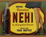 Drink Genuine NEHI in the Bottle Beverage Soda Metal Sign - £31.11 GBP