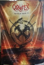 CARNIFEX World War X FLAG CLOTH POSTER BANNER CD DEATHCORE - $20.00