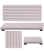 Set of 4 Water Absorbent Diatomite Coasters, Diatomaceous Earth Kitchen ... - $21.63