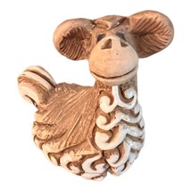 Artesania Rinconada VICUNA LLAMA Hand Carved Clay Figurine Uruguay Vintage - £11.13 GBP