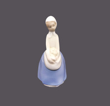 Rex Valencia figurine of girl holding flowers. Lladro-style made in Spain. - $53.41