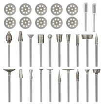 Diamond Burr Set For Dremel, Rotary Tool Grinding Cutting Wheel Stone Gl... - £26.63 GBP