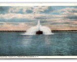 Cobb&#39;s Hill Reservoir Fountain Rochester New York  NY WB Postcard H22 - $1.93