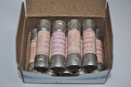 One Partial Box of 9 Gould Shawmut Tri-Onic TRM6-1/4 Fuses - $19.79