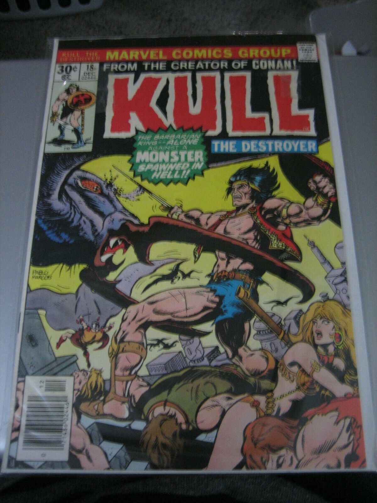 Marvel's Kull the Destroyer Comic Book - Volume 1 #18 - December 1976 - $7.14