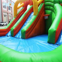 YARD Inflatable Water Park Slide Bounce House with Blower image 4