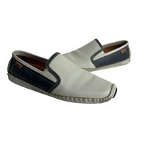 pikolinos jerez blue white slip on mens loafers moccasins Size 41 - $44.54