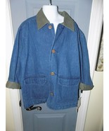 Kitestrings Jean Jacket W/Green Collar Size 5/6 Boy&#39;s NEW - $55.56 CAD