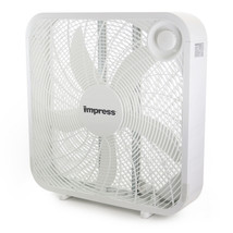 Impress 20-Inch 3-Speed Box Fan in White - £60.90 GBP