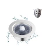 304 Stainless Steel Sink Strainer Basket with Stopper Lid 3.5 Inch Drain... - $97.73 MXN