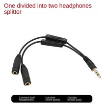 3.5 Jack Male to 2 3.5mm Female Headphone Adapter Cable Splitter - $11.95