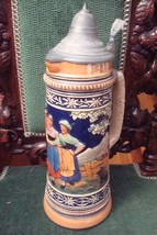 DUMMLER &amp; BREIDEN ca 1883 - Present German Covered Stein Multicolor Orig... - $1,968.14 MXN