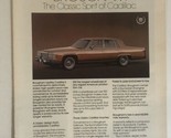 Cadillac Brougham Vintage Print Ad Advertisement pa11 - $6.92