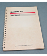 Vintage 1990 SpeedStar VGA Board User Manual Version 3.00 - $17.60