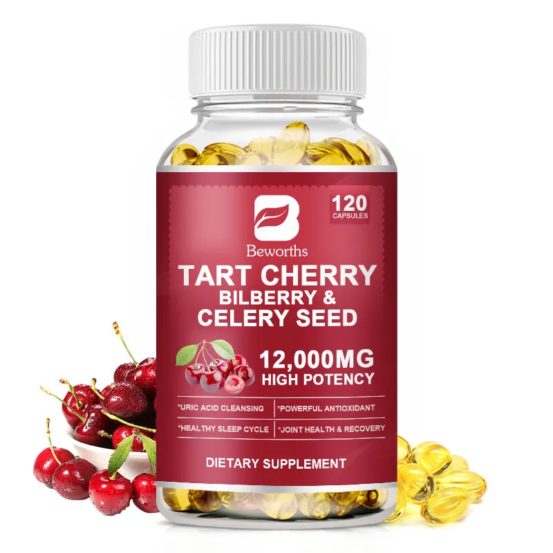 120 Vegetarian Capsules Organic Tart Cherry 12000mg 10:1 Extract Equivalent - €25,78 EUR