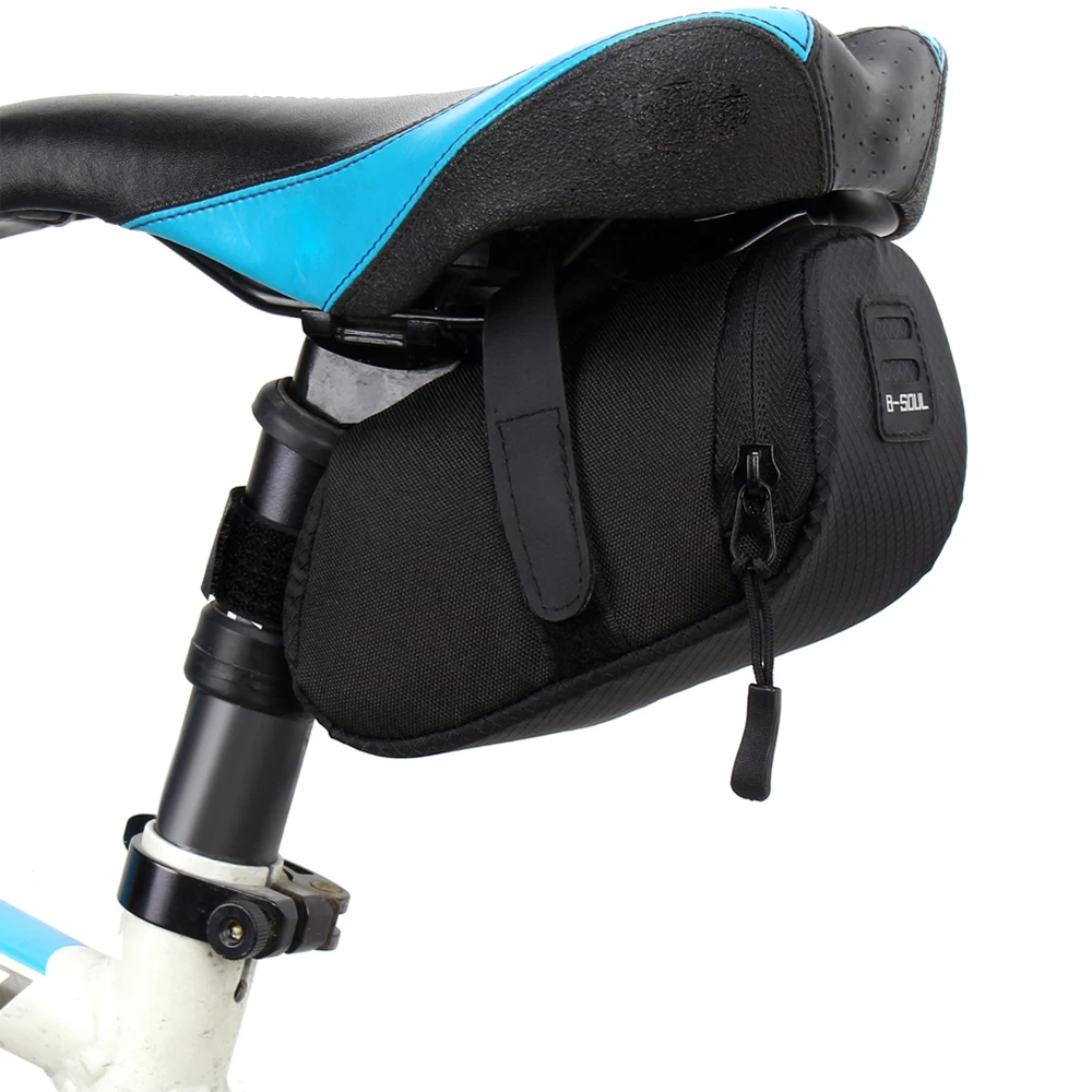 Bicycle Saddle Bag Waterproof Mountain Bike Saddle Storage Seat Rear Pouch Outdo - £29.62 GBP